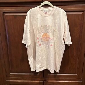 Pale pink FL Gators basketball oversized tee sz M/L